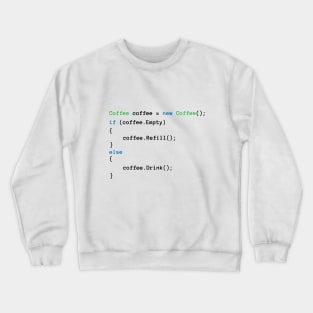 Coffee Code Crewneck Sweatshirt